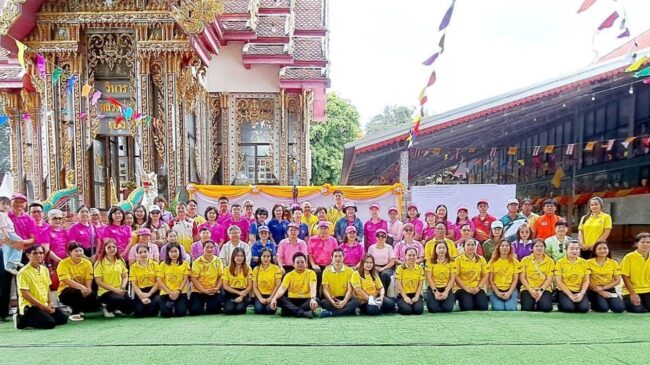 นครสวรรค์ : สมาคมนิสิตเก่าจุฬาลงกรณ์มหาวิทยาลัย จัดกิจกรรมปลูกตันไม้ ณ วัดเขาดินใต้