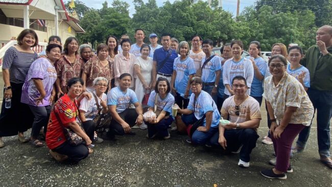 นครสวรรค์ : ศิษย์เก่า ม.1 รุ่นแรก รร.ชุมแสงชนูทิศ รวมตัวร่วมบุญจัดทอดกฐิน ครั้งที่ 6 ณ วัดหนองแม่พังงา ต.ทับกฤช อ.ชุมแสง