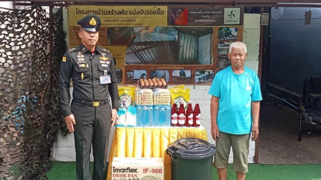 นครสวรรค์ : กองพันทหารปืนใหญ่ที่ 31 รักษาพระองค์ ค่ายภูมิพล จ.ลพบุรี ปรับปรุงบ้านพักผู้พิการยากไร้