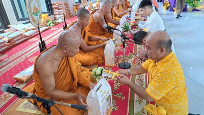 ราชบุรี : หลายพื้นที่ในจังหวัด พร้อมใจกันถวายผ้าพระกฐินประจำปี 2567