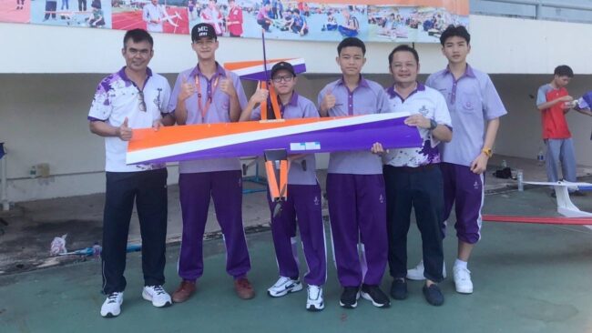 รร.นครสวรรค์ คว้าทองแดง การแข่งขันวัดผลสัมฤทธิ์การเรียนรู้วิทยาศาสตร์การบินด้านอากาศยาน สมเด็จพระเทพฯ