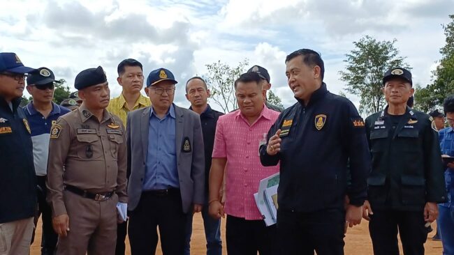 ศรีสะเกษ : ปปช. บูรณาการร่วมกับทุกภาคส่วน ลงพื้นที่ตรวจสอบ กรณีขุดดิน สปก. ในยุทธการทวงคืน ดินภูเขาไฟ