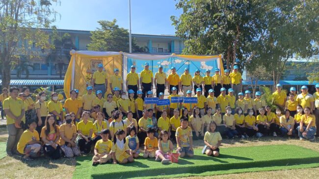 ศรีสะเกษ : จิตอาสาพระราชทานชายแดน สำนึกในพระมหาหากรุณาธิคุณฯร่วมกันบำเพ็ญประโยชน์ ทำความดีด้วยหัวใจ