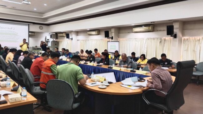 ชลบุรี : ประชุมคณะทำงานขับเคลื่อนและบูรณาการการแก้ไขปัญหาภัยจากช้างป่า ครั้งที่ 2