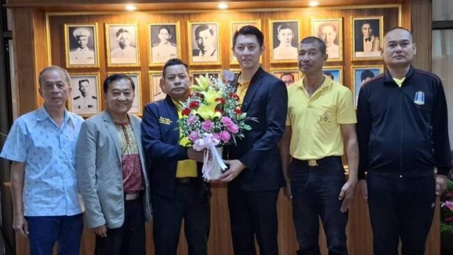 ราชบุรี : แสดงความยินดี นายกเทศมนตรี โอกาสที่ได้รับการเลือกตั้ง