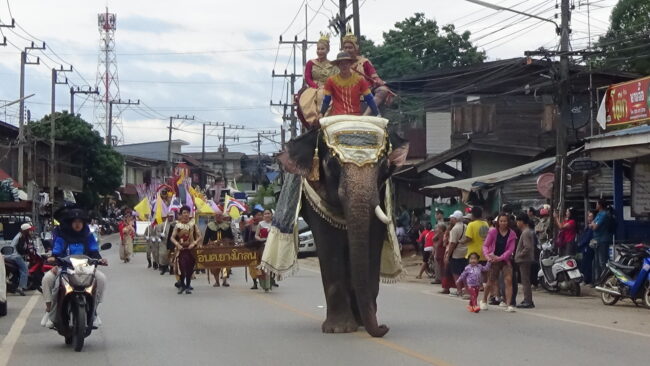 พิษณุโลก : ขบวนแห่ธงและว่าวพระร่วงเจ้า  ไฮไลท์พิธีเปิดงานประเพณีปักธงชัย อ.นครไทย