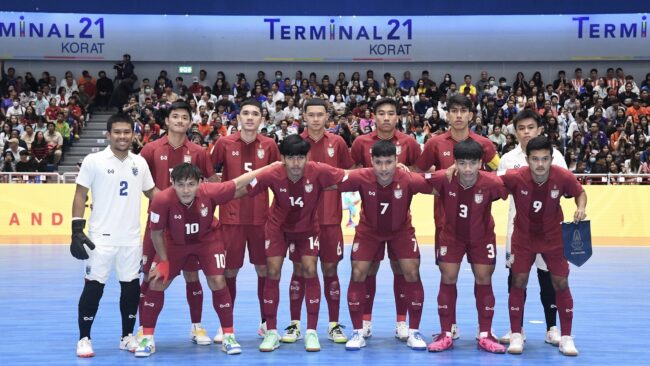 ฟุตซอลไทยถล่มออสเตรเลีย 4-0 จบที่3อาเซี่ยน