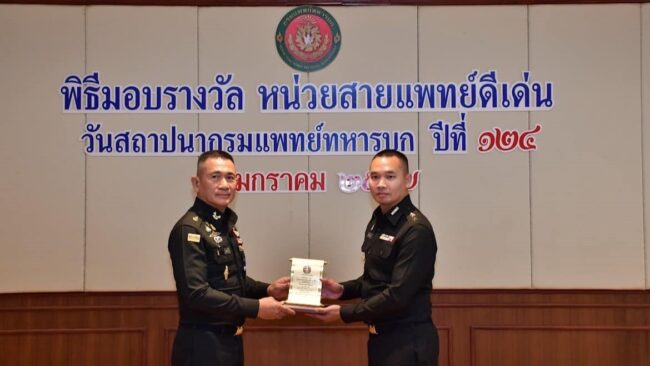 โรงพยาบาลค่ายสุริยพงษ์ กับรางวัลหน่วยสายแพทย์ดีเด่น ประจำปี 2567