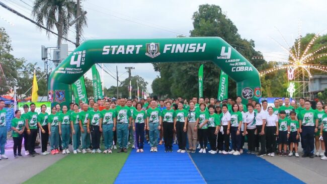 นครสวรรค์ : กองบิน 4 พิธีเปิดกิจกรรมเดิน – วิ่งการกุศล งานนมัสการหลวงพ่อเพชร ประจำปี 2567