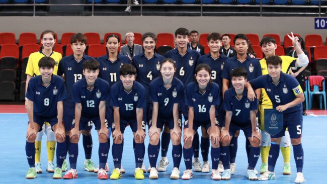รายชื่อ 21 แข้ง ฟุตซอลหญิงทีมชาติไทย เก็บตัวเตรียมลุยศึกชิงแชมป์เอเชีย 2025 รอบคัดเลือก