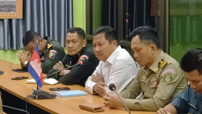  ศรีสะเกษ : ประธานช่องจวม (สะงำ) ฝั่งประเทศกัมพูชา ชี้แจงกรณีกัมพูชาไม่สามารถเปิดด่านตามเวลาที่กำหนด