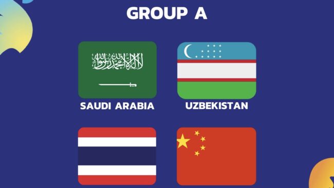ทีมชาติไทย U17 ร่วมสาย ซาอุดีอาระเบีย,อุซเบกิสถาน, จีน ศึกชิงแชมป์เอเชีย U17
