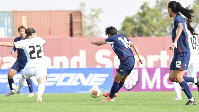 ฟุตบอลหญิงไทย เจ๊า อุซเบกิสถาน 0-0 ส่งท้าย Pink Ladies Cup 2025