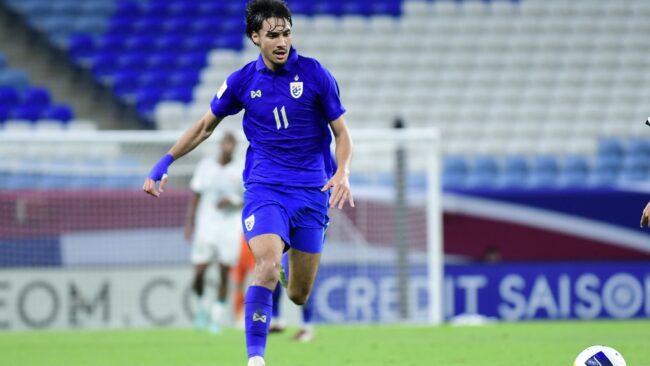 โอลิมปิก ลียง แจ้ง สมาคมฯ ขอถอนตัว “เอราวัณ การ์นิเยร์” จากทีมชาติไทย U20 เนื่องจากอาการบาดเจ็บ
