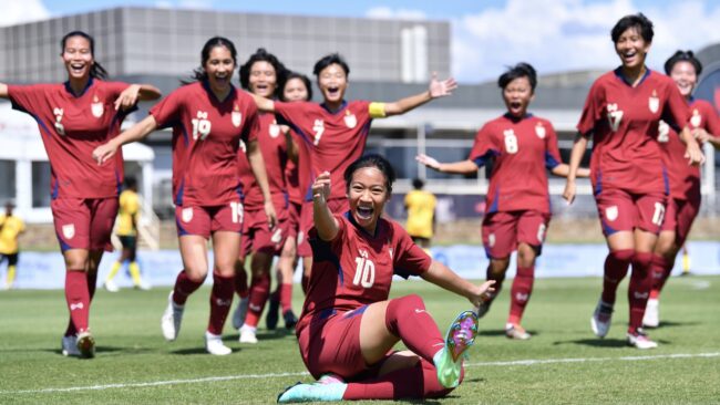 ฟุตบอลหญิงไทย U20 เอาชนะ วานูอาตู 8-0 เก็บชัยสองนัดรวด Four Nations 2025