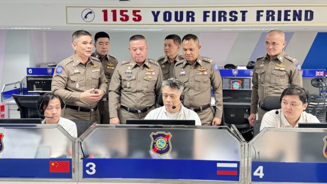 สมุทรปราการ : ผู้ช่วย ผบ.ตร. ตรวจเยี่ยมตำรวจท่องเที่ยว ชื่นชมผลงาน