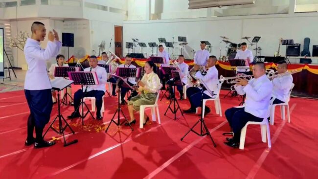 ลพบุรี : รองเจ้ากรมดุริยางค์ทหารบก ตรวจสอบการฝึกการบรรเลง ของเหล่าทหารดุริยางค์ทหารบก
