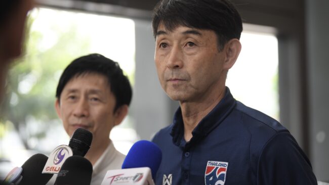 มาซาทาดะ อิชิอิ นำทีมชาติไทย รายงานตัว ก่อนอุ่นอัฟกัน-คัดเอเชียน คัพ ชน ศรีลังกา