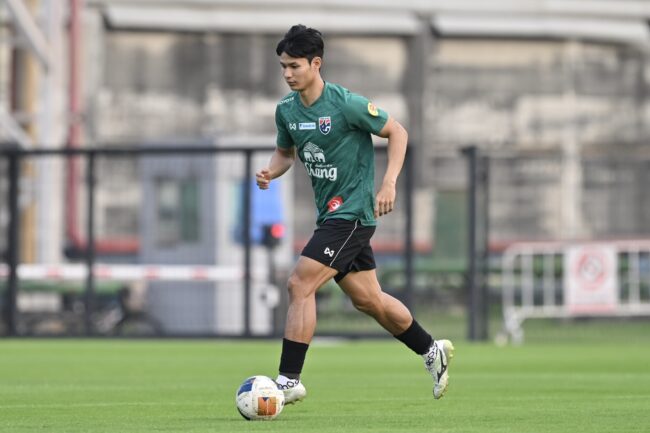 ทิตาธร อักษรศรี” ยันไม่กดดัน พร้อมทำเต็มที่เพื่อช่วยทีมชาติไทย