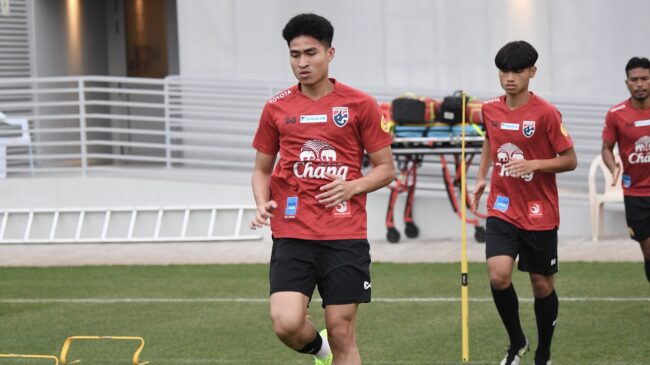 ทีมชาติไทย U23 ซ้อมครั้งสุดท้ายก่อนชน กาตาร์, “เสกสรรค์” หวังนำประสบการณ์จากชุดใหญ่ช่วยทีม