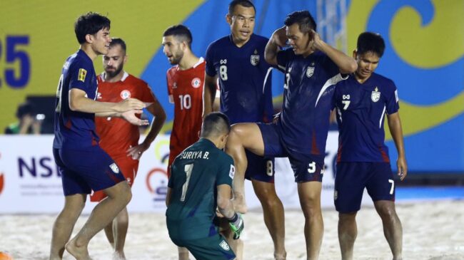 ประวัติศาสตร์บอลชายหาดไทย ชนะเลบานอนเกมแรกในรอบ 13 ปี เวทีเอเชียนคัพ