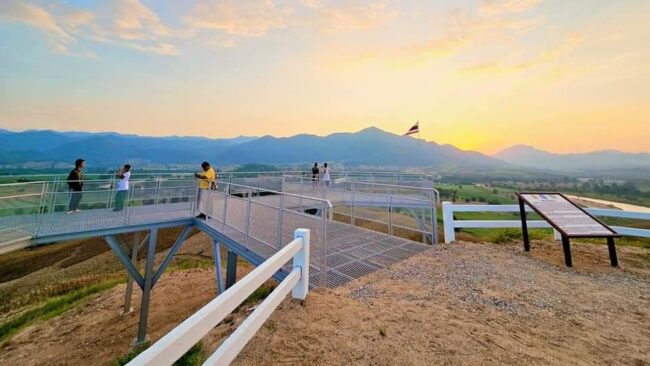 สัมผัสธรรมชาติ 340 Skywalk ฐานปฏิบัติการเสกสรรค์ อำเภอแม่สอด จังหวัดตาก