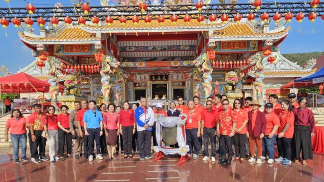 นครสวรรค์ : นายก อบจ. เป็นประธานพิธีเปิดงานประเพณีเจ้าแม่ทับทิม-เจ้าพ่อเจ้าแม่ตาคลี ประจำปี 2568