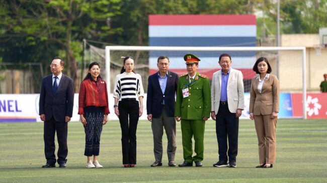 “มาดามแป้ง” ให้กำลังใจ ฟุตบอลหญิงทีมชาติไทย U17 นัดกระชับมิตรพิเศษ พบกับ เวียดนาม