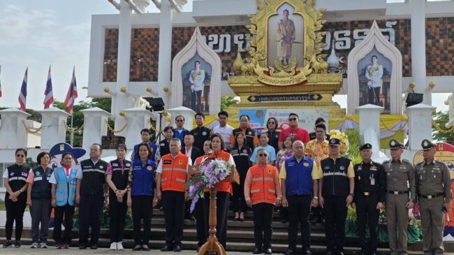 นครสวรรค์ : ผู้ว่าราชการจังหวัด เป็นประธานเป็นศูนย์ปฎิบัติการป้องกันและลดอุบัติเหตุทางถนนช่วงสงกรานต์