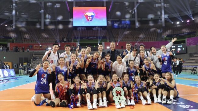 นักตบสาวไทย ปิดฉากสวย