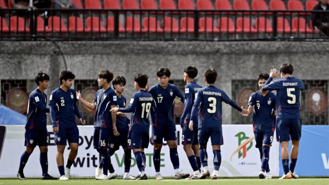 ทีมชาติไทยU17 อุ่นเครื่องรายการพิเศษชนะ ภูฏานU17 10-0