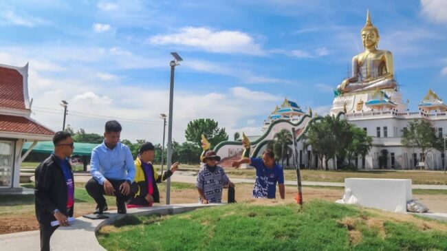 นครสวรรค์ : รองปลัด อบจ. ร่วมเขตห้ามล่า สำนักงานจังหวัด ระดมสรรพกำลังเข้าพื้นที่ พิธีปลูก ” พระศรีมหาโพธิทศมราชบพิตร” พุทธอุทยาน