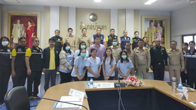 ราชบุรี : ผู้ช่วย ผอ.สำนักนโยบายและยุทธศาสตร์ความมั่นคง กอ.รมน. ตรวจเยี่ยมพื้นที่ อ.บ้านคา