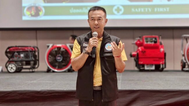 นครสวรรค์ : รองปลัด อบจ. พร้อมฝ่ายบรรเทาฯ ร่วมบรรยายการฝึกซ้อมแผนอพยพหนีไฟ ที่ห้างเซ็นทรัล