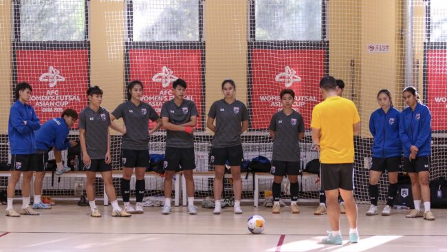 ทุกคนมั่นใจเต็มร้อยเกมลุ้นตั๋วฟุตซอลโลก