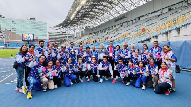 กรีฑาเก็บเพิ่ม 2 ทอง ผลัด 4 x 400 ม.เวิลด์ มาสเตอร์ เกมส์ “ดร.วราพร” ประเดิม 2 ทองกระดานยืนพาย