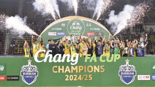ปราสาทสายฟ้า ดับซ่า กิเลนผยอง 3-2 ผงาดบัลลังก์แชมป์ ช้าง เอฟเอ คัพ สมัยที่ 7