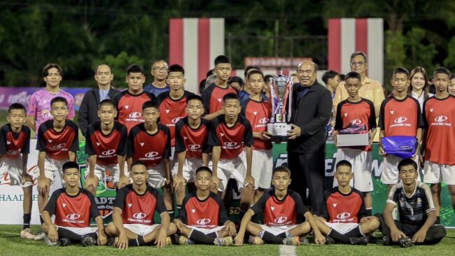 ทุ่งตะโกวิทยา” คว้าตั๋วลุยรอบสุดท้ายฟุตบอล “ยุวชนหาดทิพย์คัพ”
