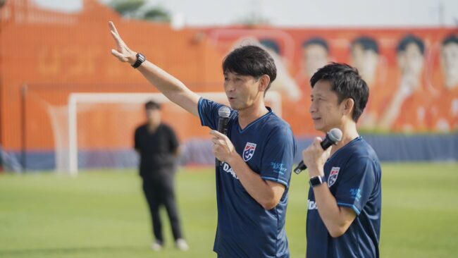 อิชิอิ” ควง “ธีราทร-ศุภณัฏฐ์-พรรษา” เปิดสอนทักษะลูกหนัง “Daikin Kids Football Fest” ที่บุรีรัมย์