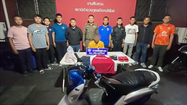 บุรีรัมย์ : รวบแล้ว มือฉกทุเรียนเนื้อหมู ไม่มีของติดมือไปฝากเมีย