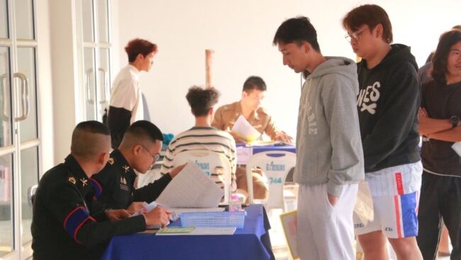 ยอดสมัครใจเข้ารับราชการ เป็นทหารกองประจำการของกองทัพบก ประจำปี 2568 สูงกว่าร้อยละ 57