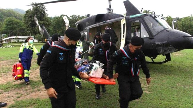 การสนับสนุนเฮลิคอปเตอร์เคลื่อนย้ายผู้ป่วยวิกฤต เพื่อประชาชน (มกราคม – เมษายน 2568)