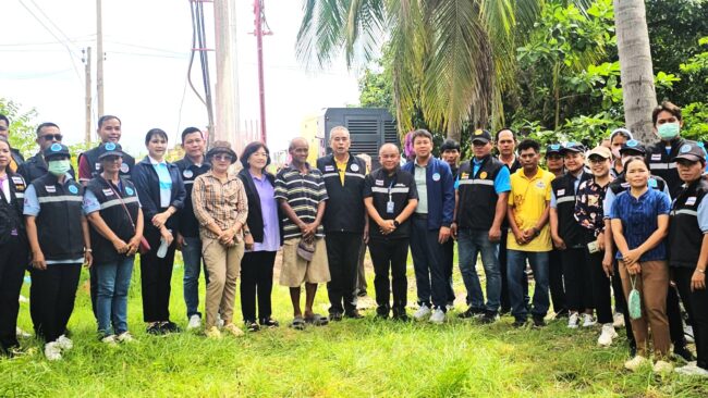 นายก อบจ. ตามเจาะบ่อ ดูผู้ยากไร้