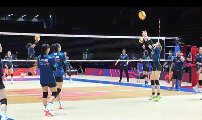 ’โค้ชอ๊อต‘พอใจการซ้อมของทีมที่สนามแข่งขัน 14 ผู้เล่นที่พร้อมที่สุดเจอโปแลนด์ประเดิม VNL 2025