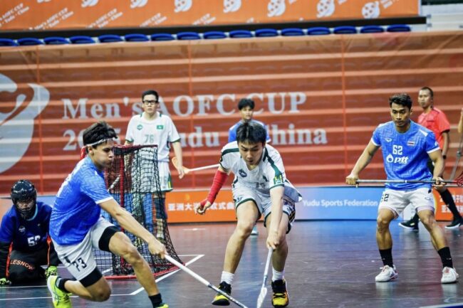 ฟลอร์บอลไทยยังฟอร์มโหด ไล่ถล่มยิงมาเก๊ากระจุย​ 18-1