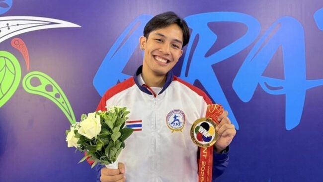 ประวัติศาสตร์แรงกิ้งคาราเต้ไทย  ศิวกร หมึกทอง ที่ 8 ซีเนียร์โลก