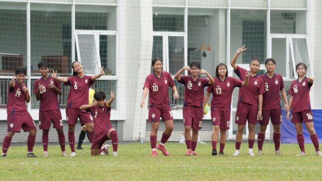ชบาแก้ว U19 กด กัมพูชา 4-0 ทะลุรอบรองฯ ดวล เมียนมา ศึกชิงแชมป์อาเซียน 2025