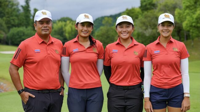 นักกอล์ฟสาวทีมชาติไทย มีลุ้น 2 แชมป์ทั้งบุคคลและทีม ศึก “กอล์ฟ เวิลด์คัพ” ที่ญี่ปุ่น