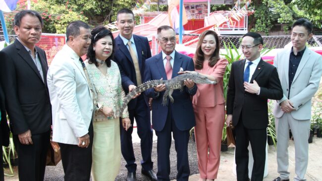 เปิดศาลา 100 ปี ฟาร์มจระเข้ฯสมุทรปราการ
