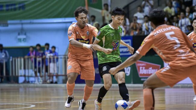 ห้องเย็นท่าข้าม บุกซัด แบงค็อก บีทีเอส 4-3  MEA ฟุตซอลไทยลีก 2025 นัดรองสุดท้ายเลกแรก